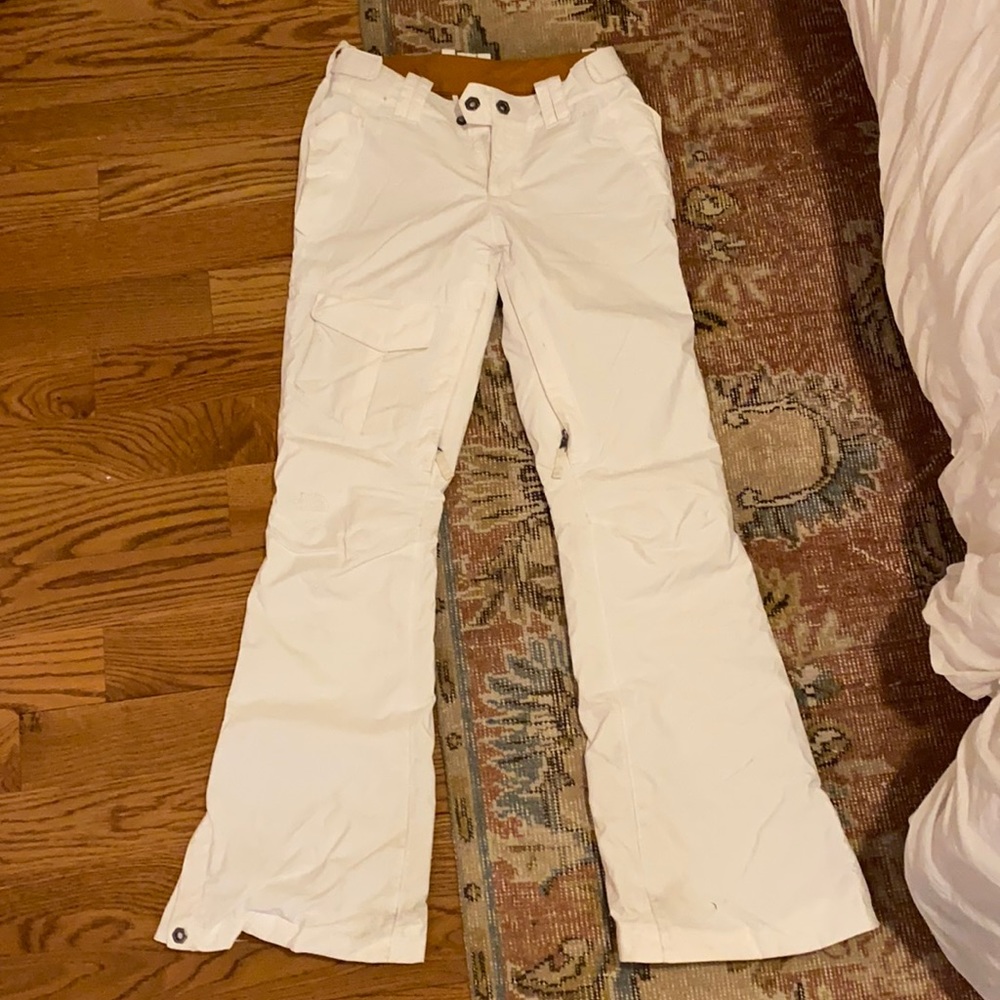 North Face Women’s Ski Pants White, Size Small